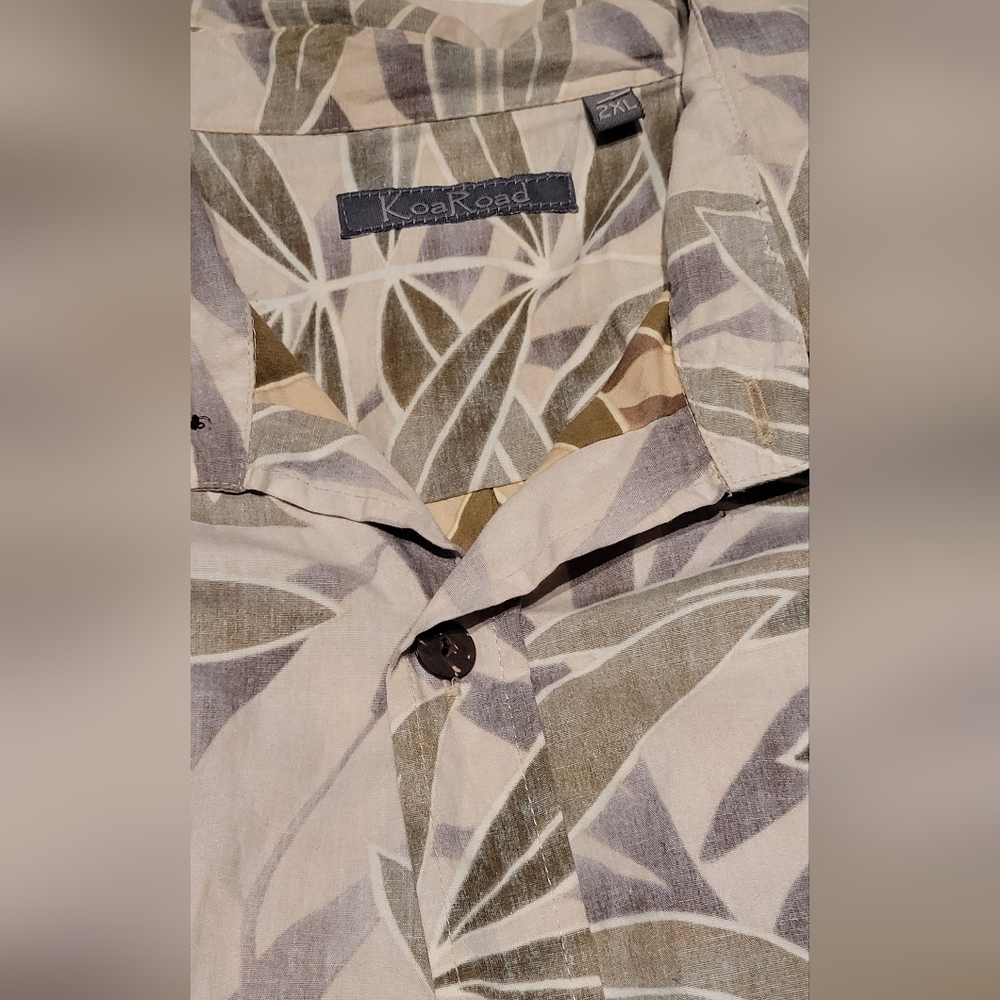 Koa Road Mens Hawaiian Shirt - Size 2xl - preloved
